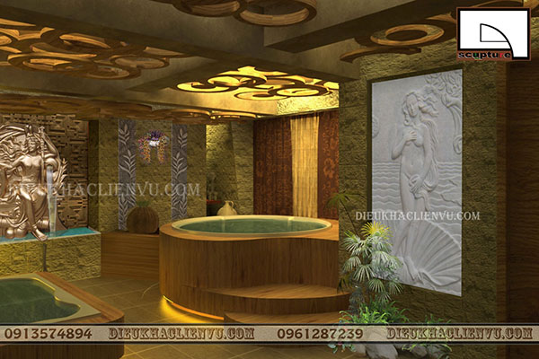 Ứng dụng phù đi&ecirc;u composite trang trí n&ocirc;̣i th&acirc;́t